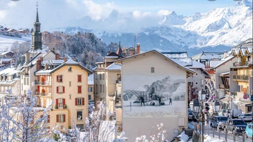 Elegant Historic Apartment Le Mont Joly - 3 Bed 2Bath View 80M2 Saint-Gervais-les-Bains Esterno foto